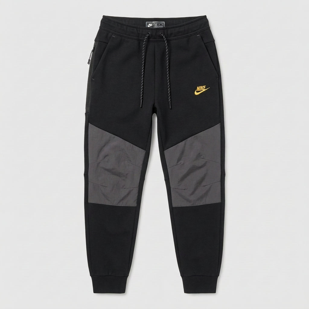 Eco-friendly black + dark gray gold label set