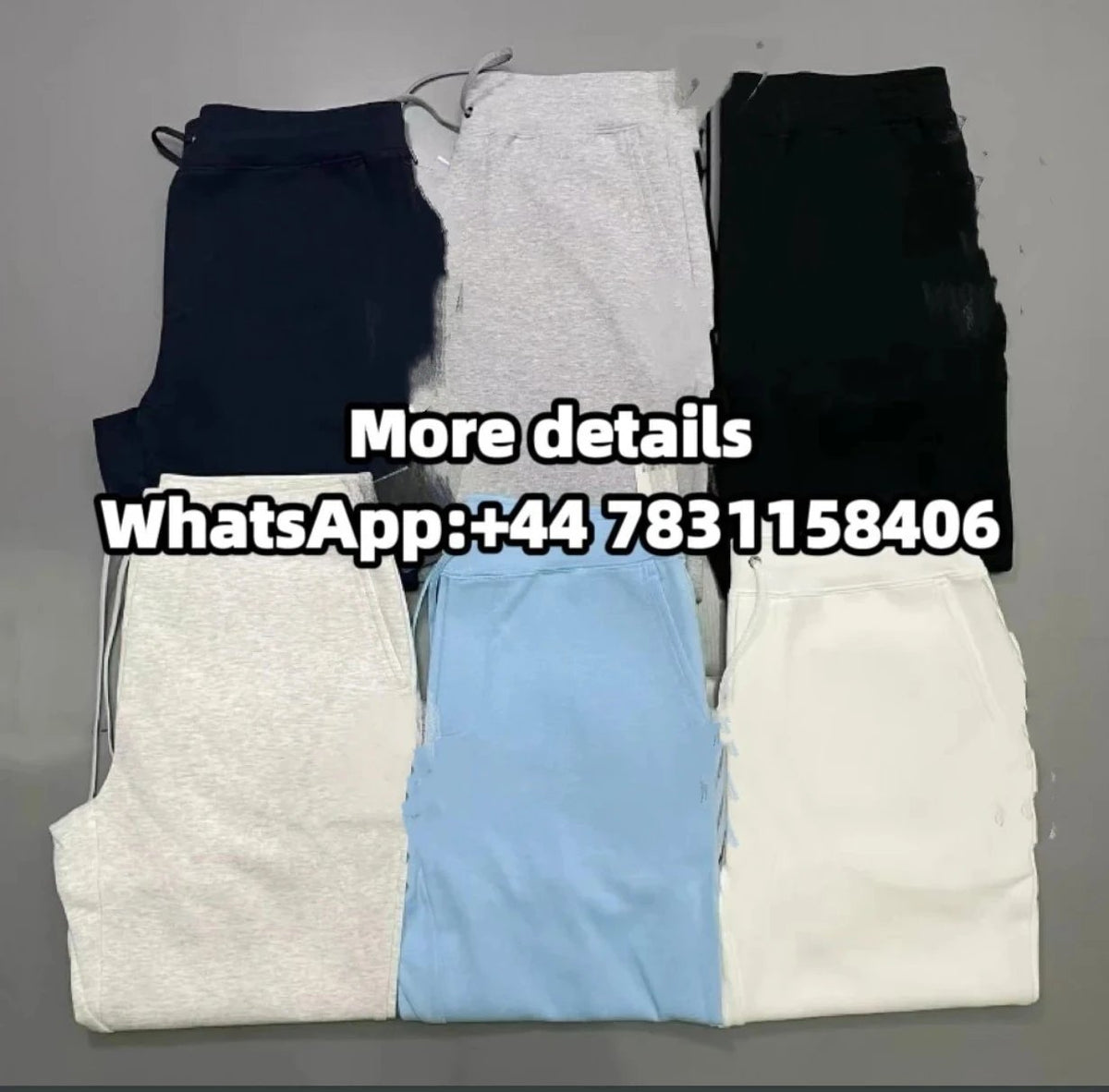 Reversible fabric sweatpants